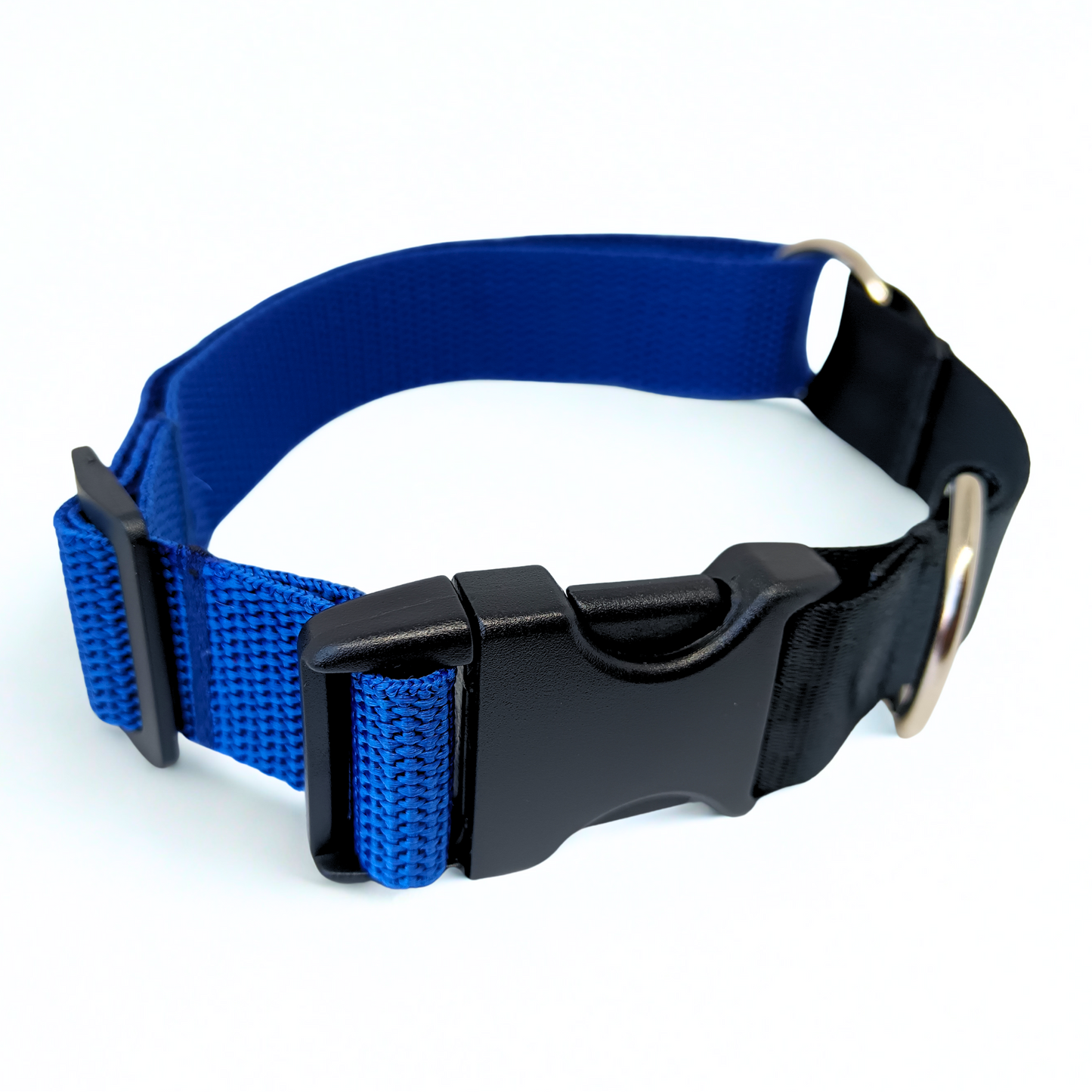 Collar Bicolor Azul/Negro Talla M