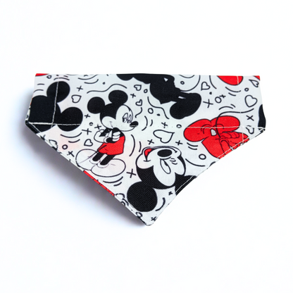 Bandana Mickey Blanco Talla S