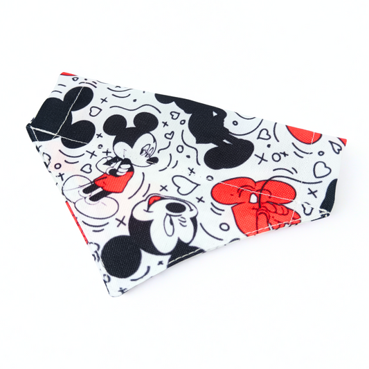 Bandana Mickey Blanco Talla S