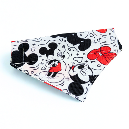 Bandana Mickey Blanco Talla S
