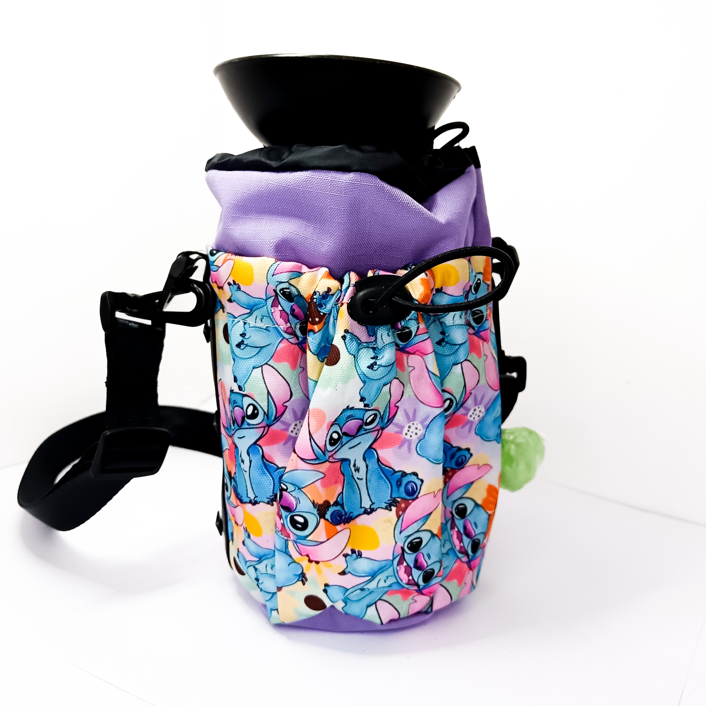 . Bolso Impermeable de Paseo para perros Tenencia Responsable Stitch Lila