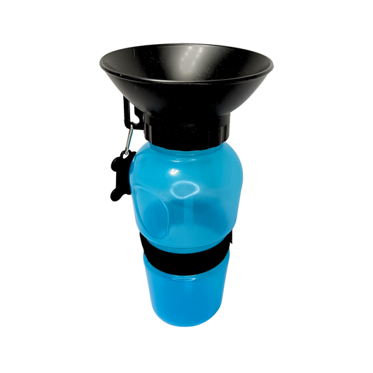 Botella Bebedero para Perros Azul
