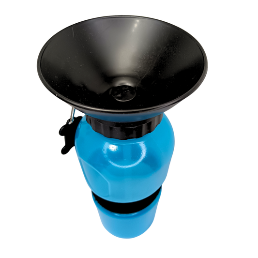 Botella Bebedero para Perros Azul