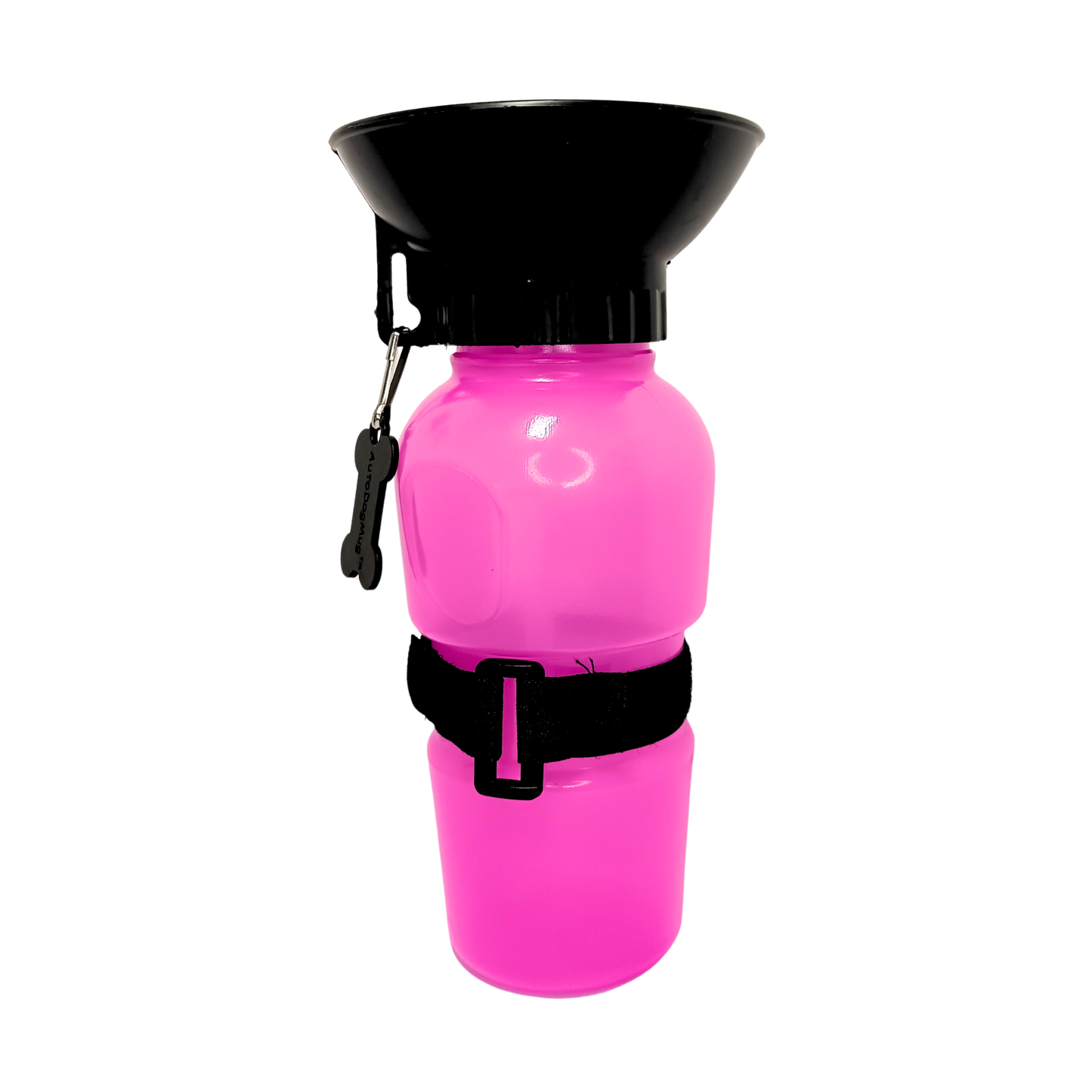 Botella Bebedero para Perros Rosa